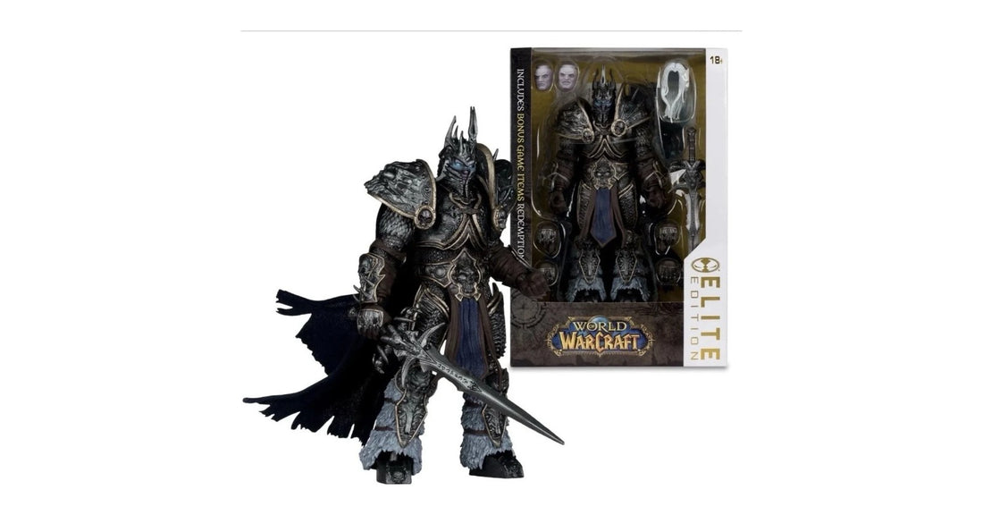 The Lich King de World of Warcraft con Frostmourne, McFarlane Elite Edition número 9
