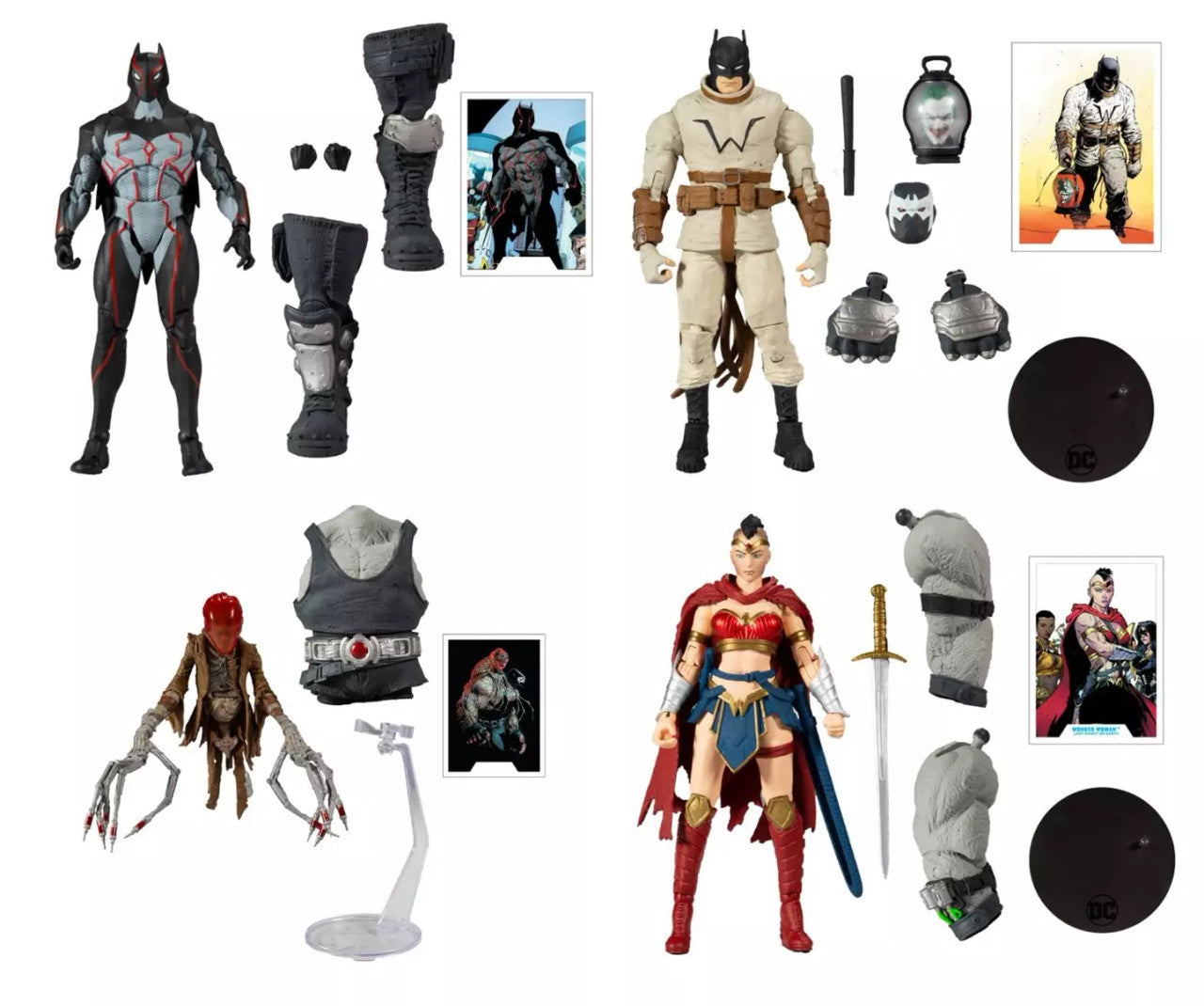 Set 4 figuras Last Knight on Earth Build-A Bane de McFarlane DC Multiverse — vista 13