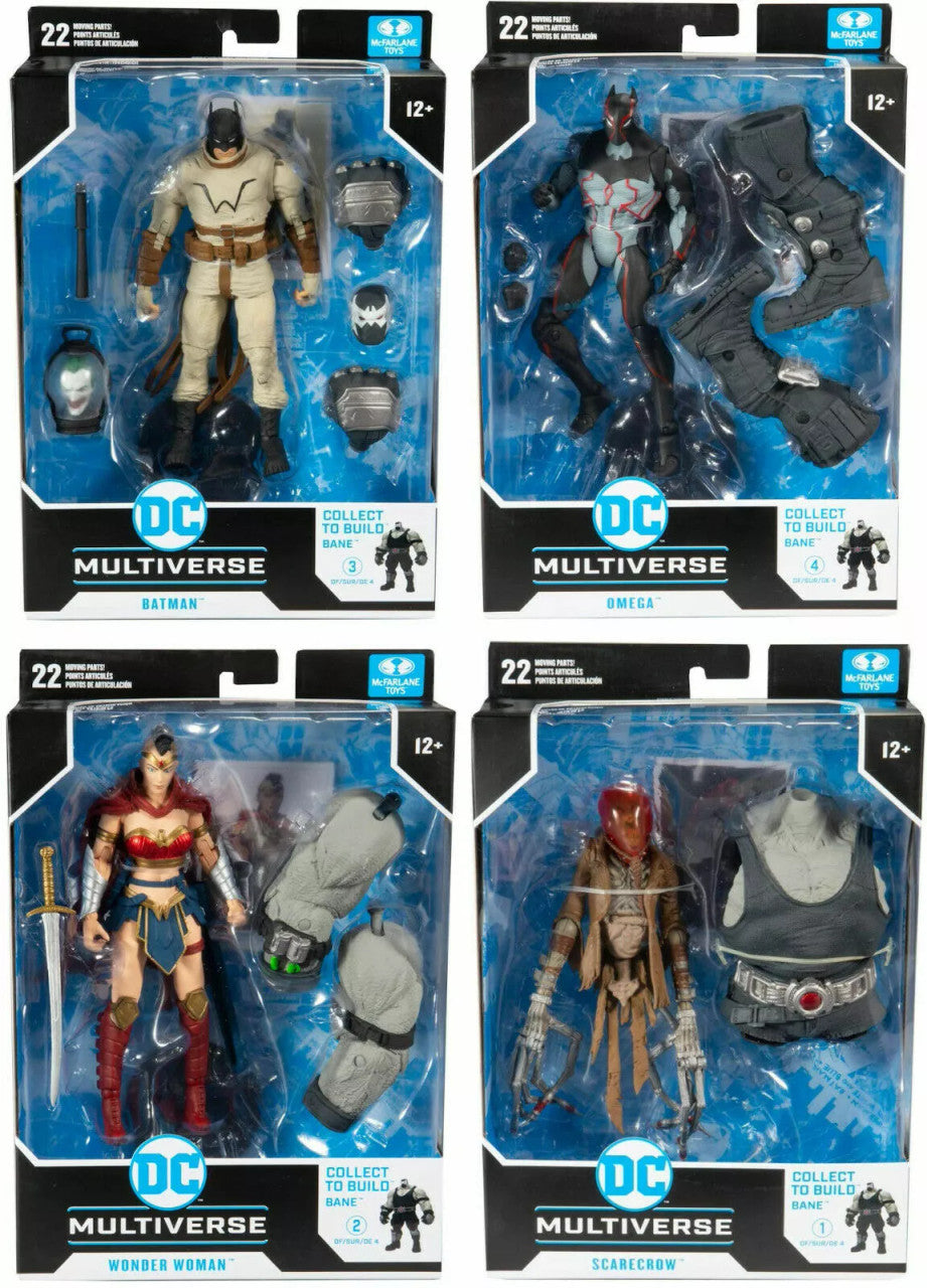 Set 4 figuras Last Knight on Earth Build-A Bane de McFarlane DC Multiverse — vista 12