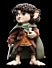 Figura Frodo Baggins Mini Epics #1, detalle de la capa élfica con el broche de hoja
