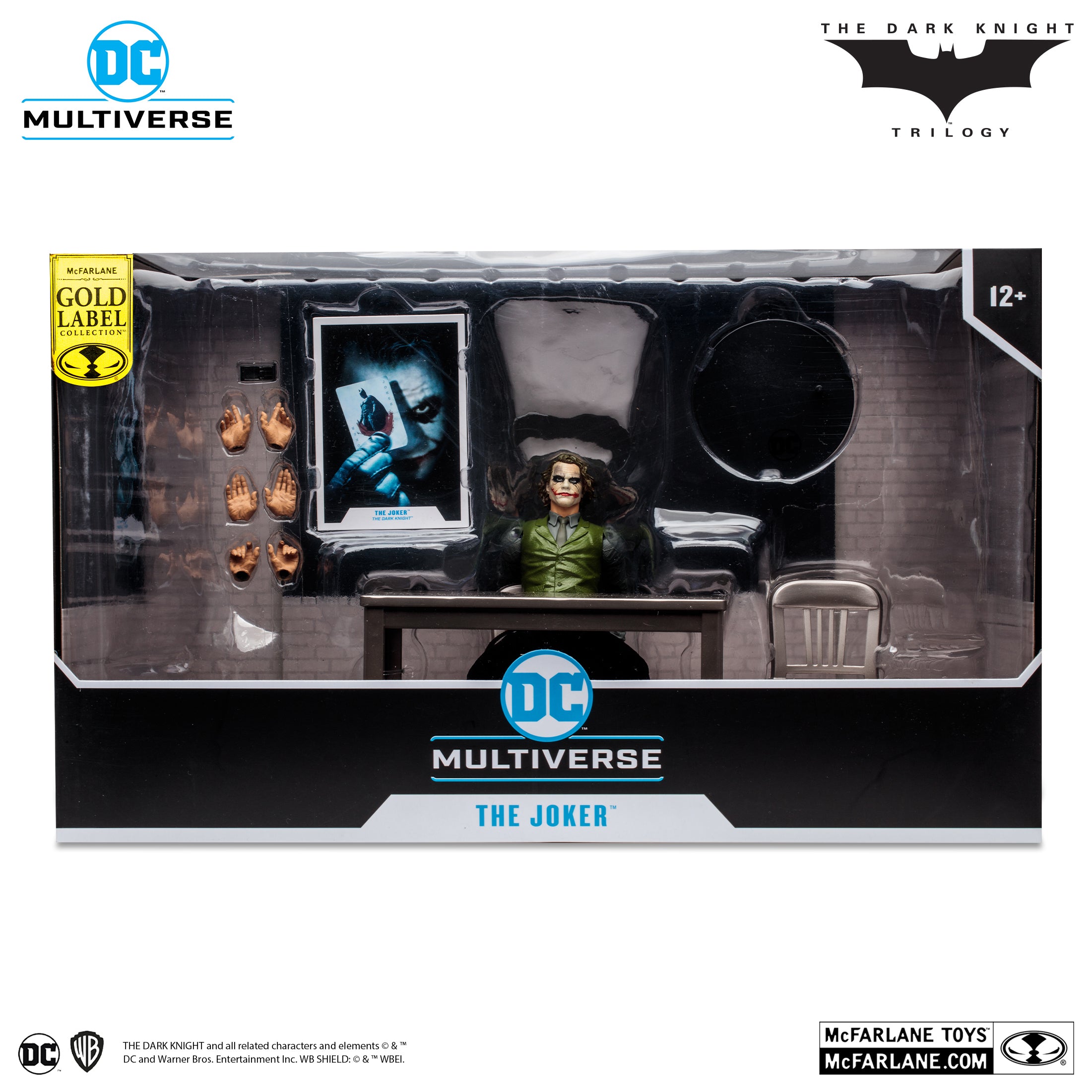 Manos intercambiables incluidas con The Joker Interrogation Room Pack
