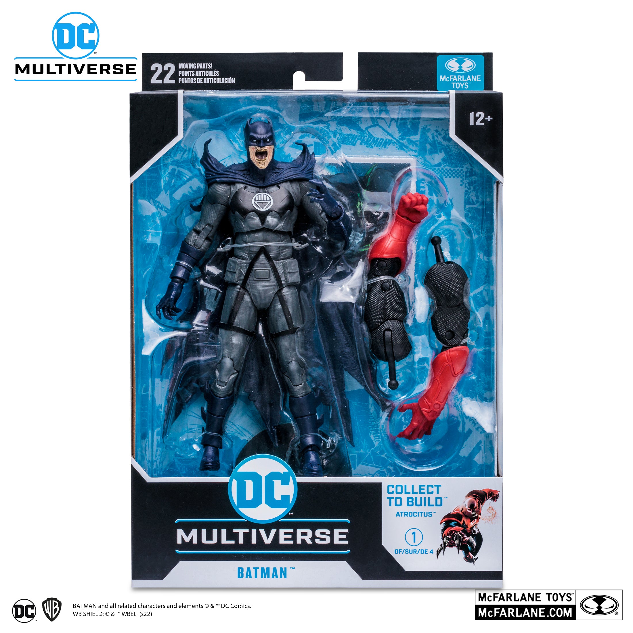 Batman Blackest Night McFarlane DC Multiverse 7 pulgadas — vista de detalle