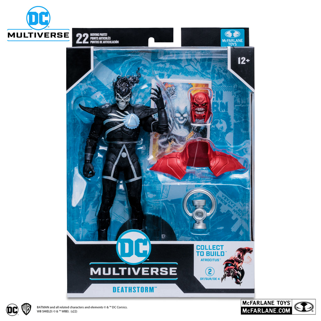 Deathstorm Blackest Night McFarlane DC Multiverse 7 pulgadas — vista de detalle