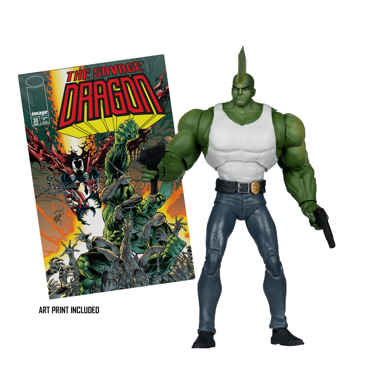 Savage Dragon Image Comics Founders Series McFarlane Elite Edition 7 pulgadas — vista 6