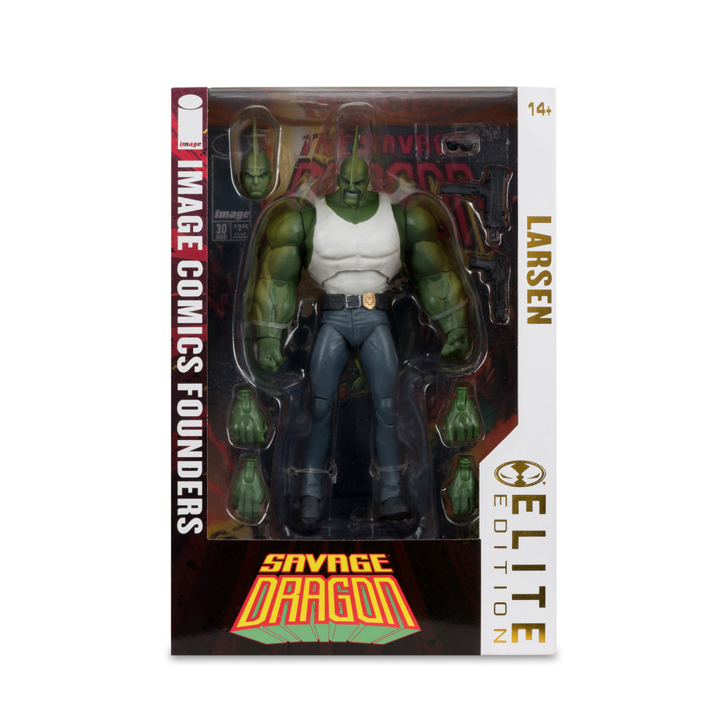 Savage Dragon Image Comics Founders Series McFarlane Elite Edition 7 pulgadas — vista 3