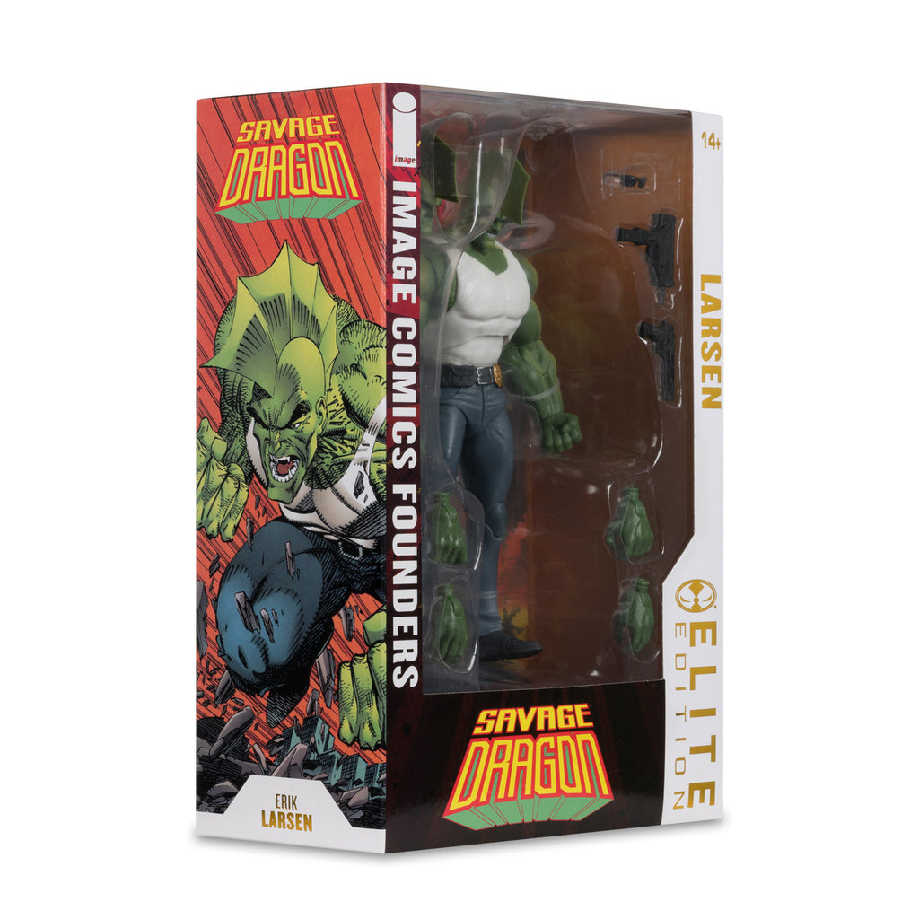 Savage Dragon Image Comics Founders Series McFarlane Elite Edition 7 pulgadas — vista 4