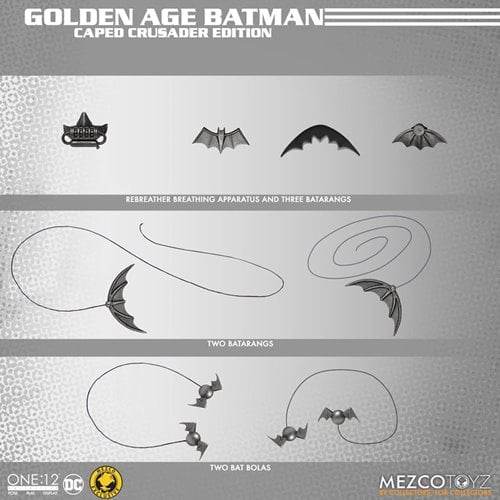 Mezco Toyz One 12 Collective Batman Golden Age