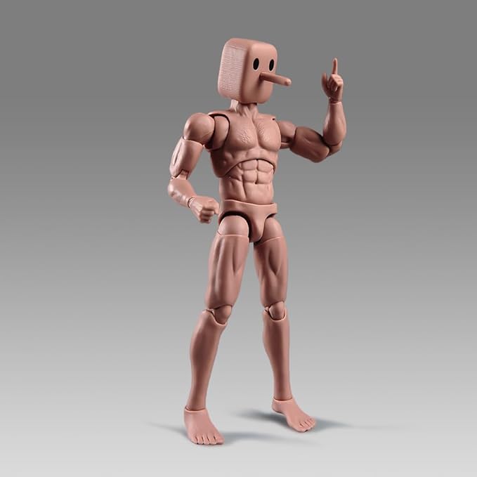 Notaman NT-01 – Cuerpo Musculoso 1/12, 6" (Nota Studio)