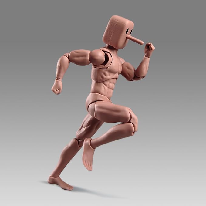 Notaman NT-01 – Cuerpo Musculoso 1/12, 6" (Nota Studio)