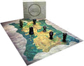 Dark Horse Deluxe Game of Thrones Mapa con Marcadores de Madera con Motivos de Las Casas (Caja con Detalles)