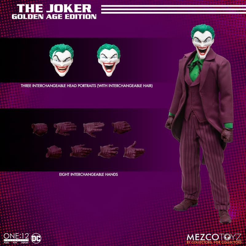 Mezco Toyz One 12 Collective The Joker Golden Age Edition