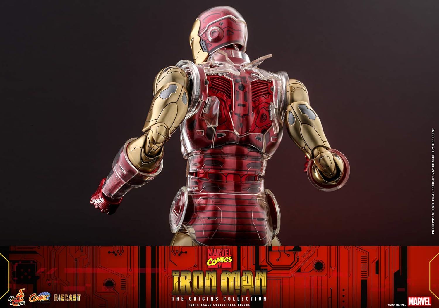 Hot Toys CMS07D37 Marvel  Iron Man Origins Escala 1:6