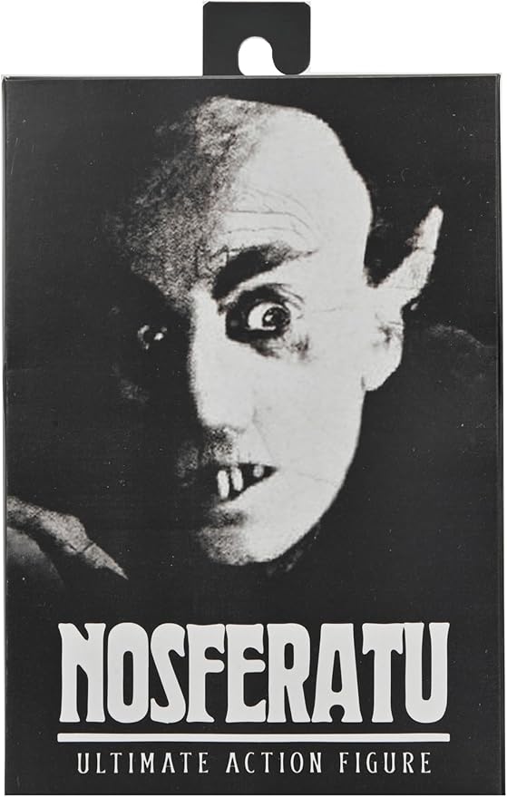 Caja original sellada del Conde Orlok NECA Ultimate con el rostro de Max Schreck al frente