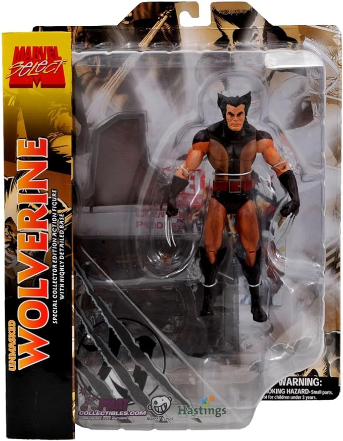 Diamond Select Toys Marvel Select Wolverine Unmasked Logan Figura 1:10