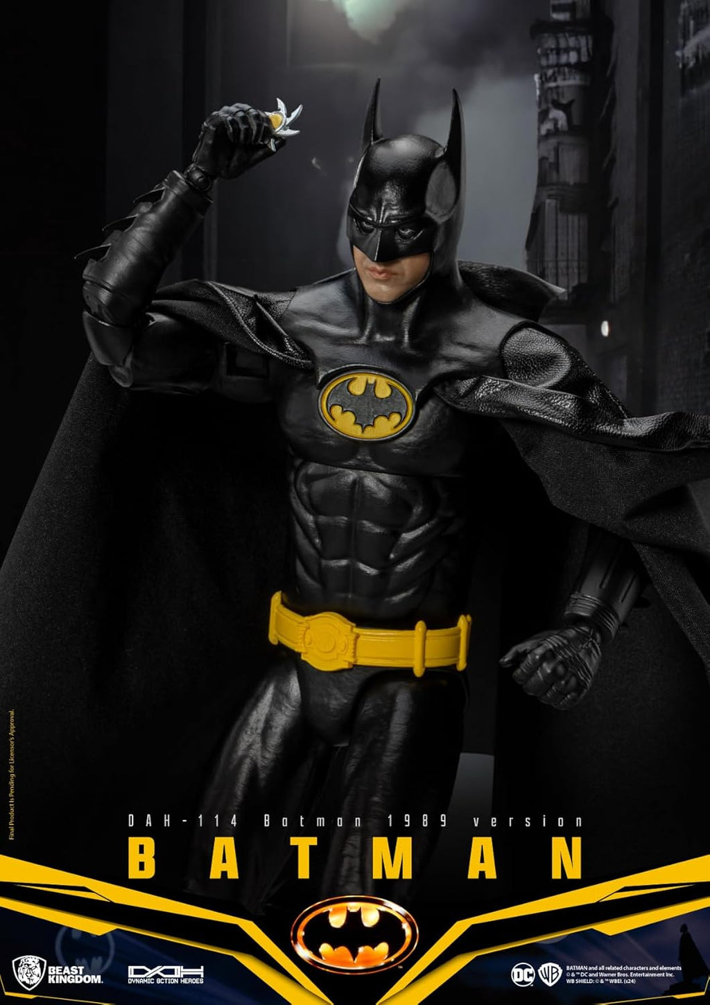 Beast Kingdom DAH114 Batman 1989 Michael Keaton Figura 1:9