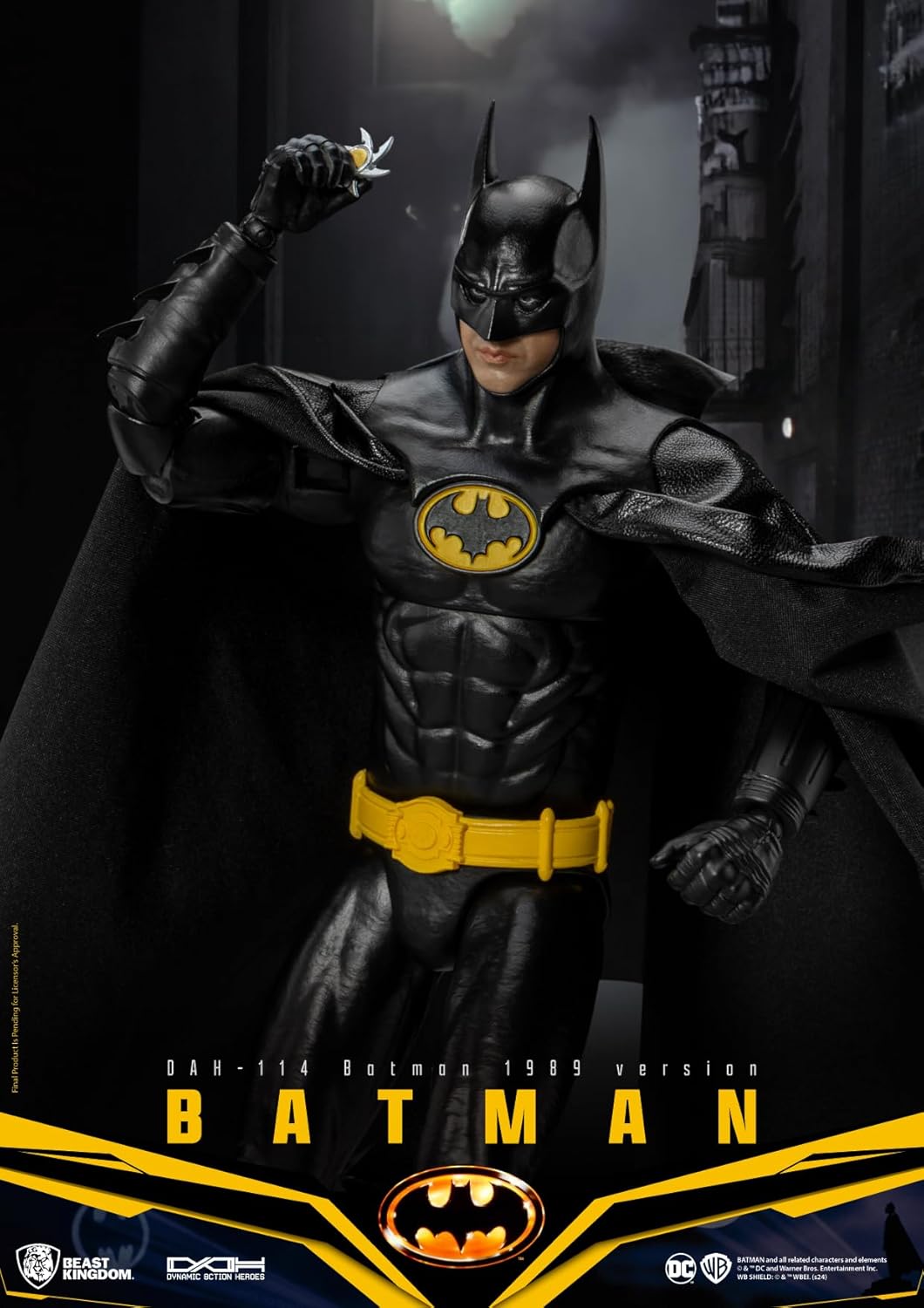 Beast Kingdom DAH114 Batman 1989 Michael Keaton Figura 1:9