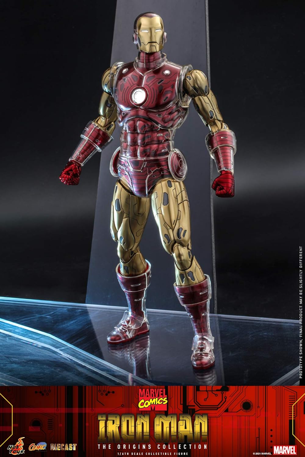 Hot Toys CMS07D37 Marvel  Iron Man Origins Escala 1:6