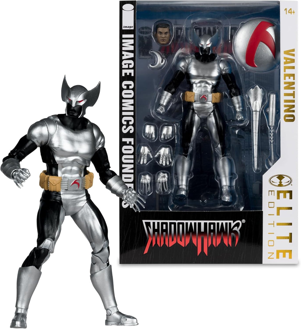 Shadowhawk Image Comics Founders Series McFarlane Elite Edition 7 pulgadas — vista principal