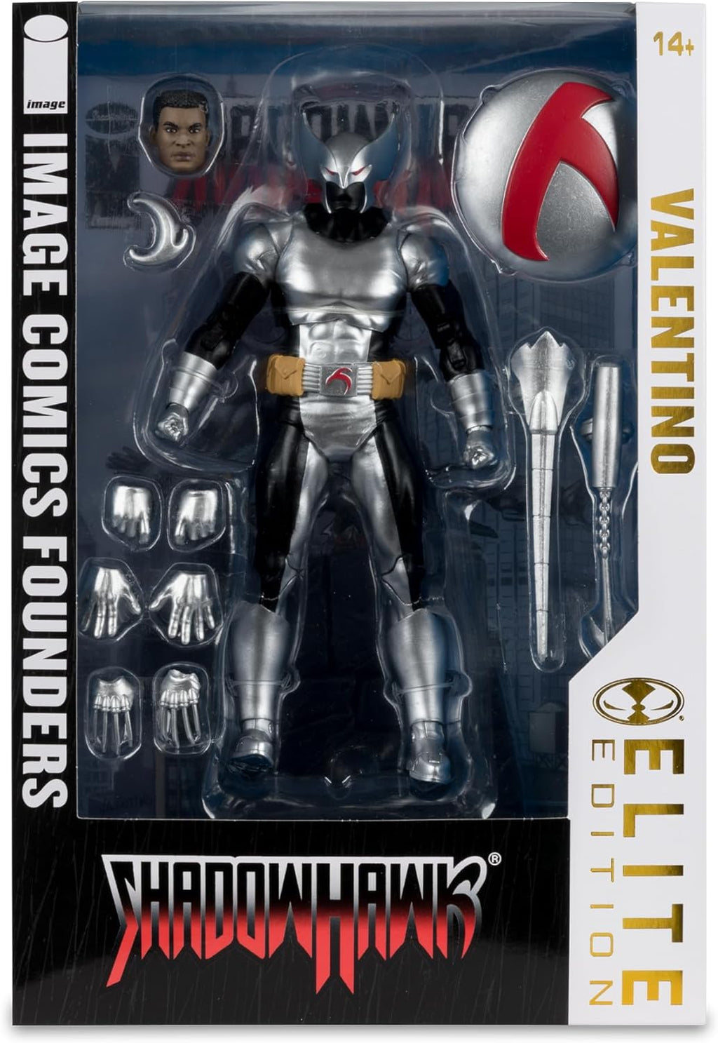 Shadowhawk Image Comics Founders Series McFarlane Elite Edition 7 pulgadas — vista 3