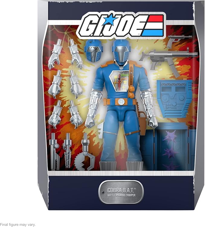 Super7 Ultimates G I Joe Cobra B.A.T. Comic Colors SDCC 2022