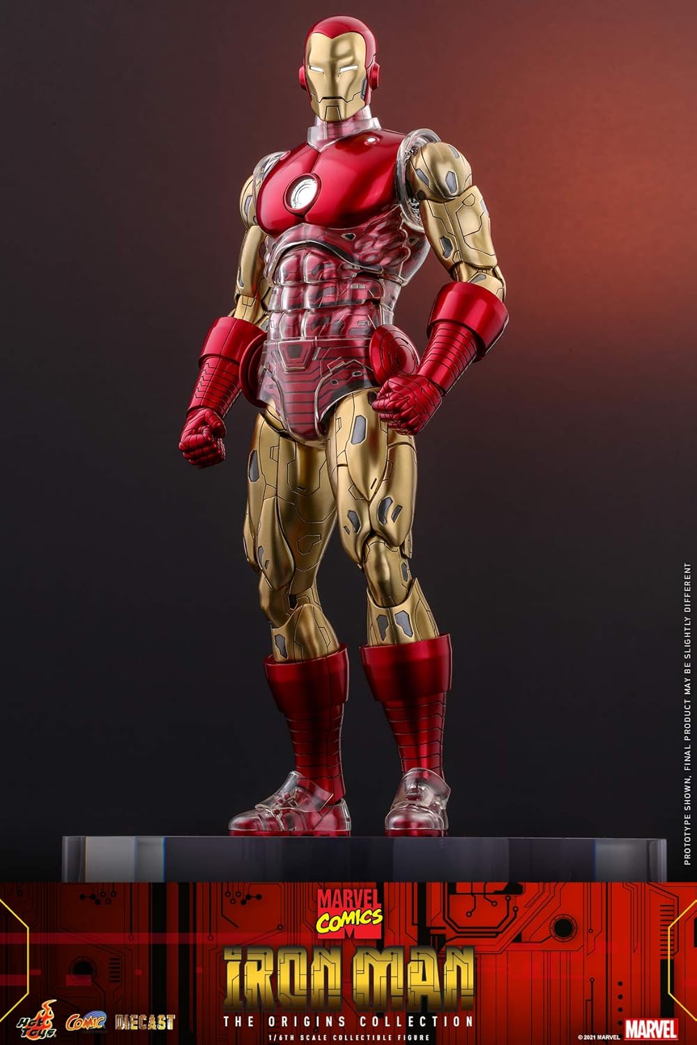 Hot Toys CMS07D37 Marvel  Iron Man Origins Escala 1:6