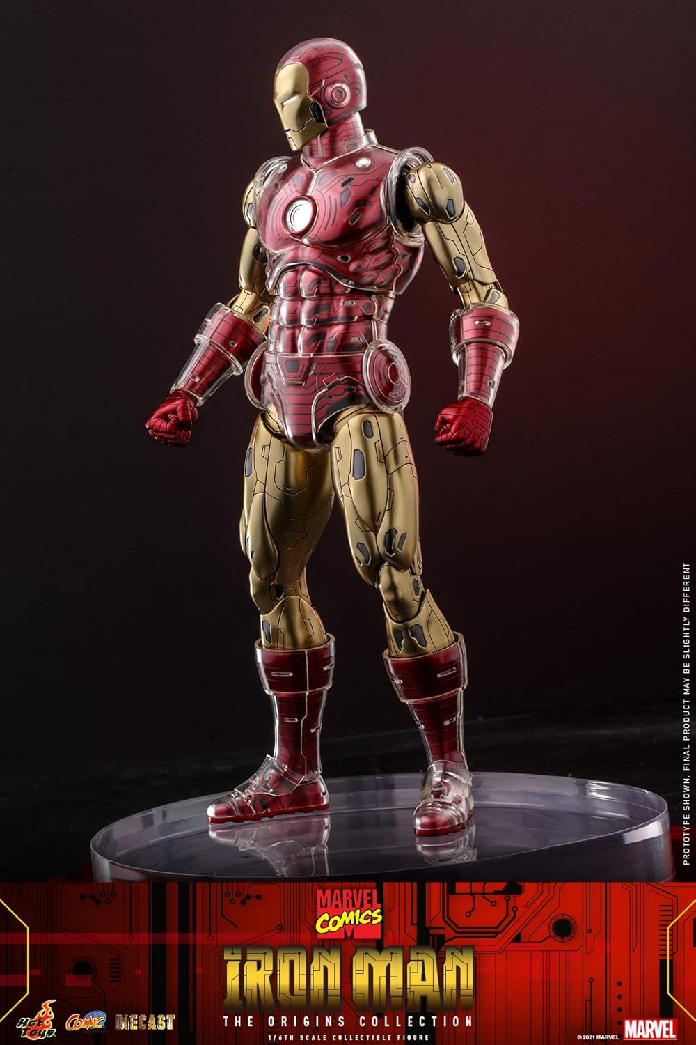 Hot Toys CMS07D37 Marvel  Iron Man Origins Escala 1:6