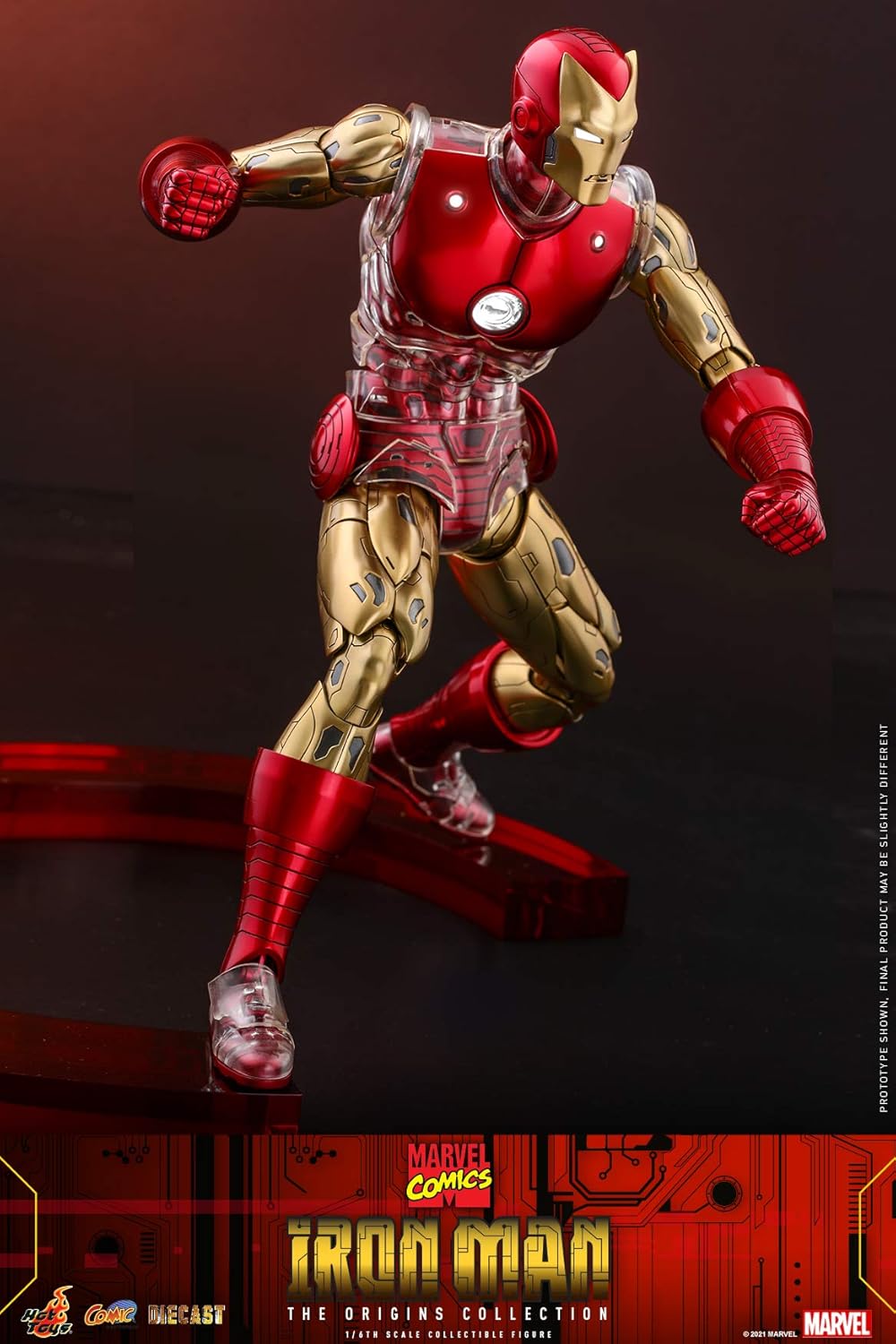Hot Toys CMS07D37 Marvel  Iron Man Origins Escala 1:6