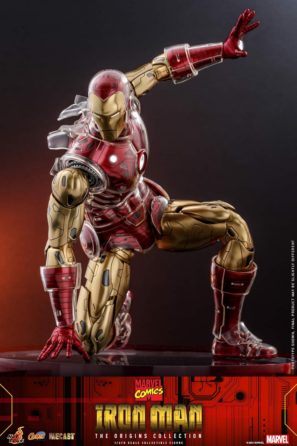 Hot Toys CMS07D37 Marvel  Iron Man Origins Escala 1:6