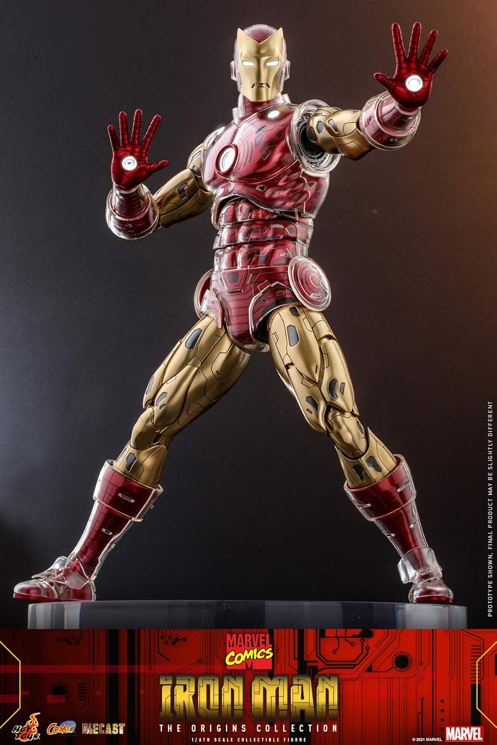 Hot Toys CMS07D37 Marvel  Iron Man Origins Escala 1:6