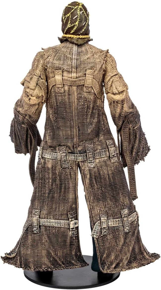 Scarecrow McFarlane The Dark Knight Trilogy, vista de espalda con abrigo de arpillera