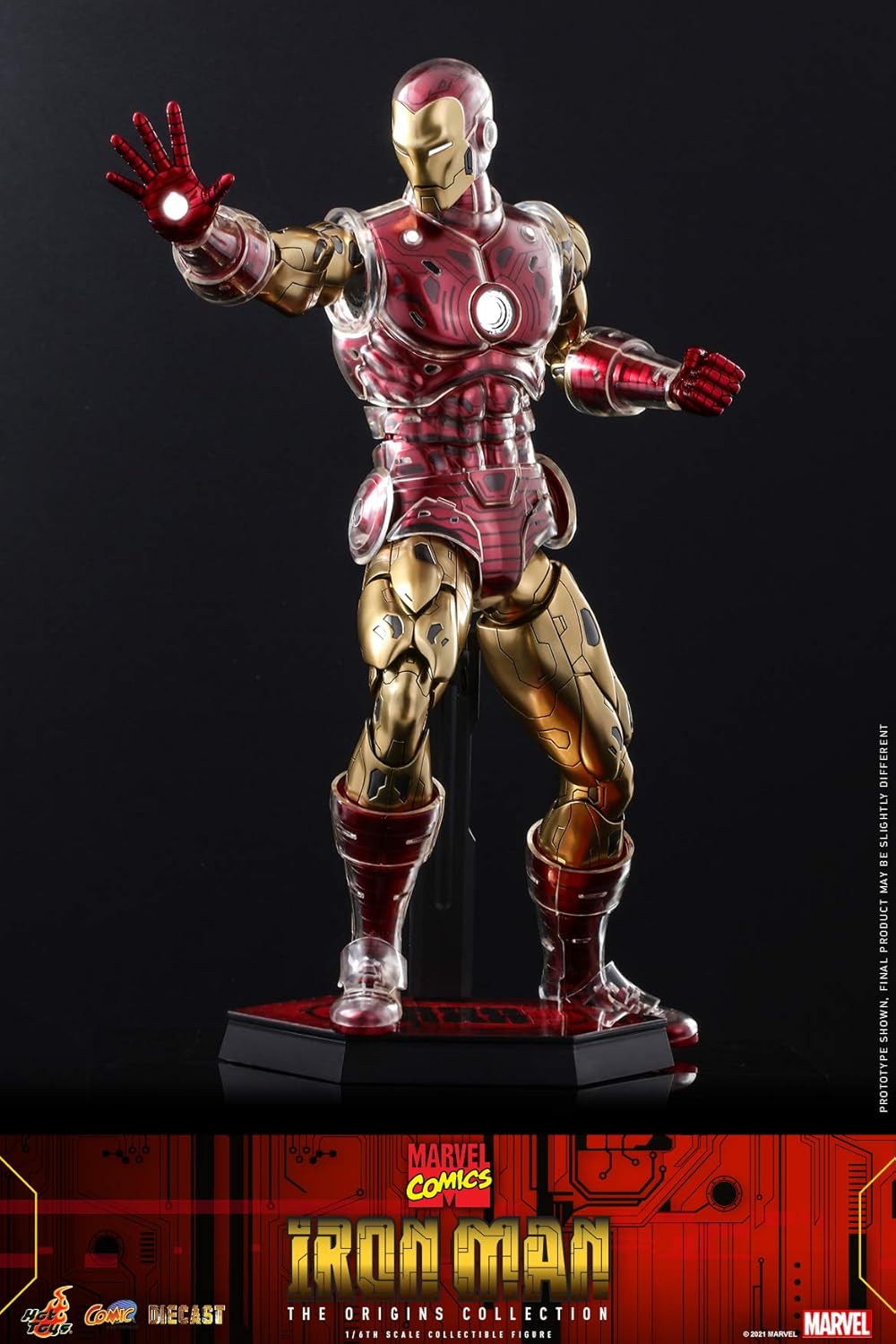Hot Toys CMS07D37 Marvel  Iron Man Origins Escala 1:6