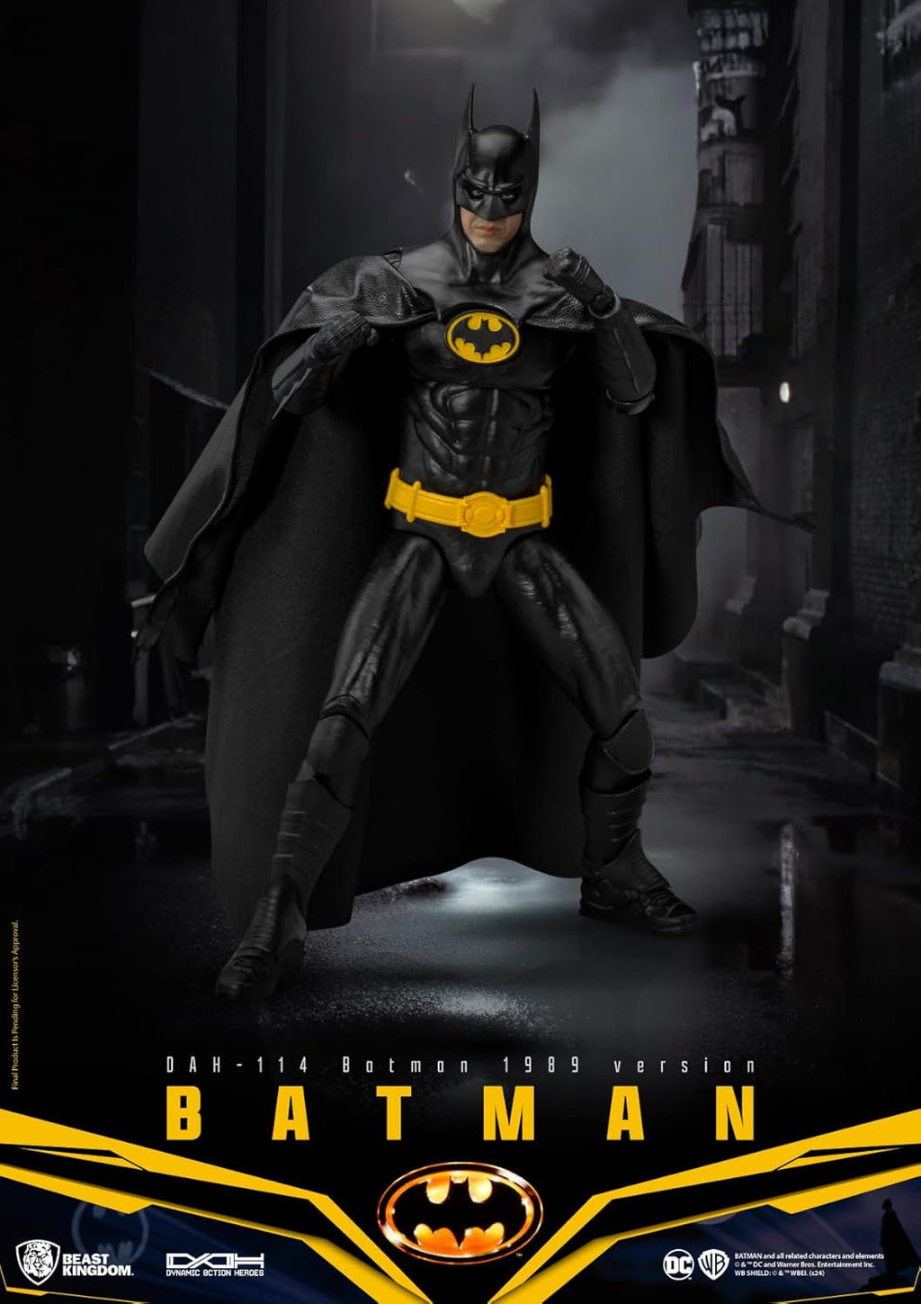 Beast Kingdom DAH114 Batman 1989 Michael Keaton Figura 1:9