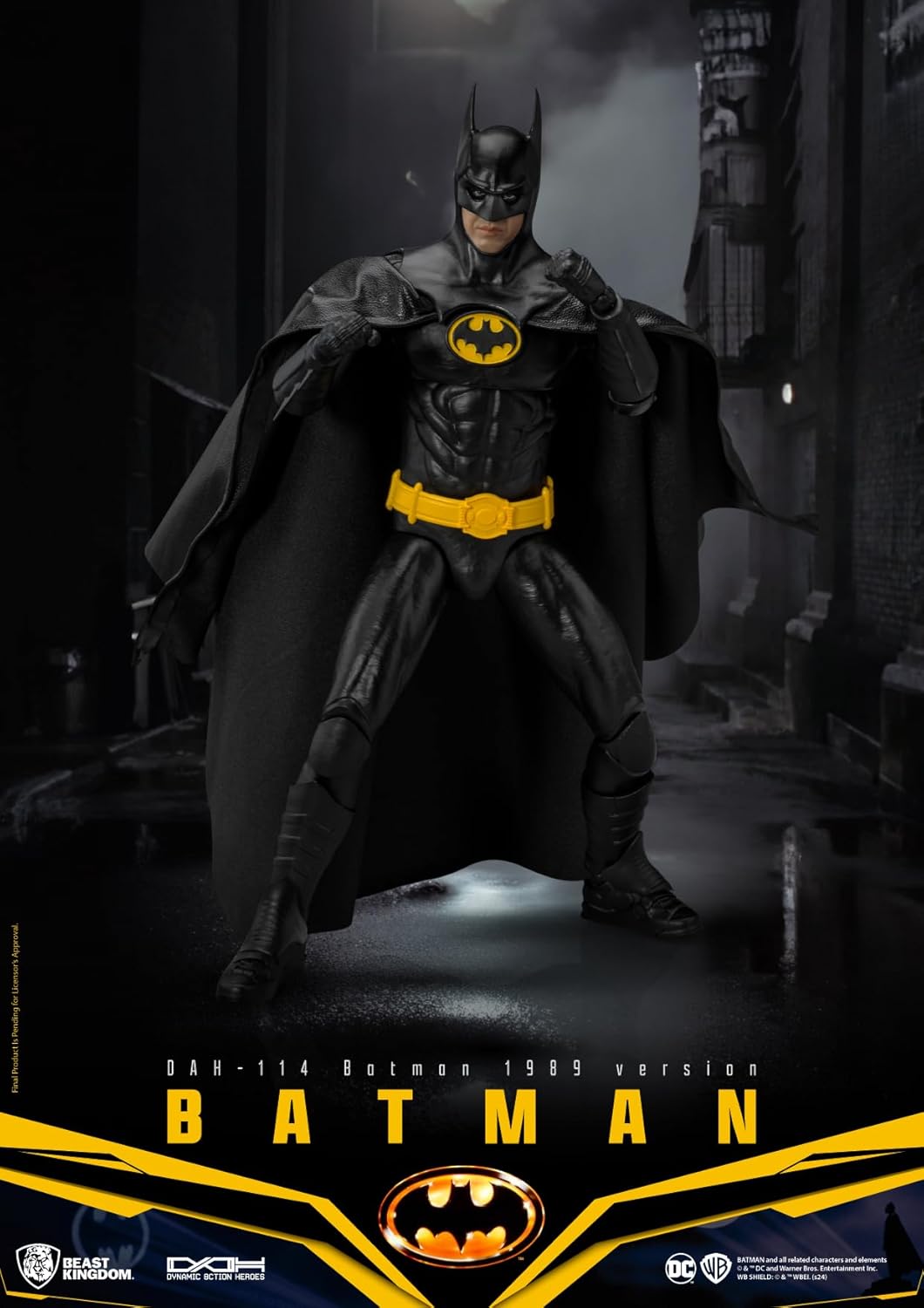 Beast Kingdom DAH114 Batman 1989 Michael Keaton Figura 1:9