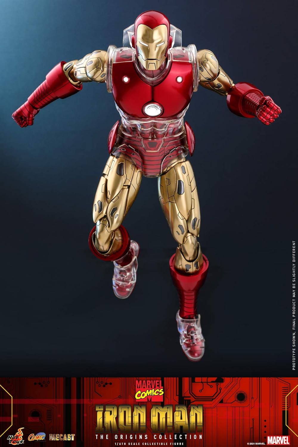 Hot Toys CMS07D37 Marvel  Iron Man Origins Escala 1:6