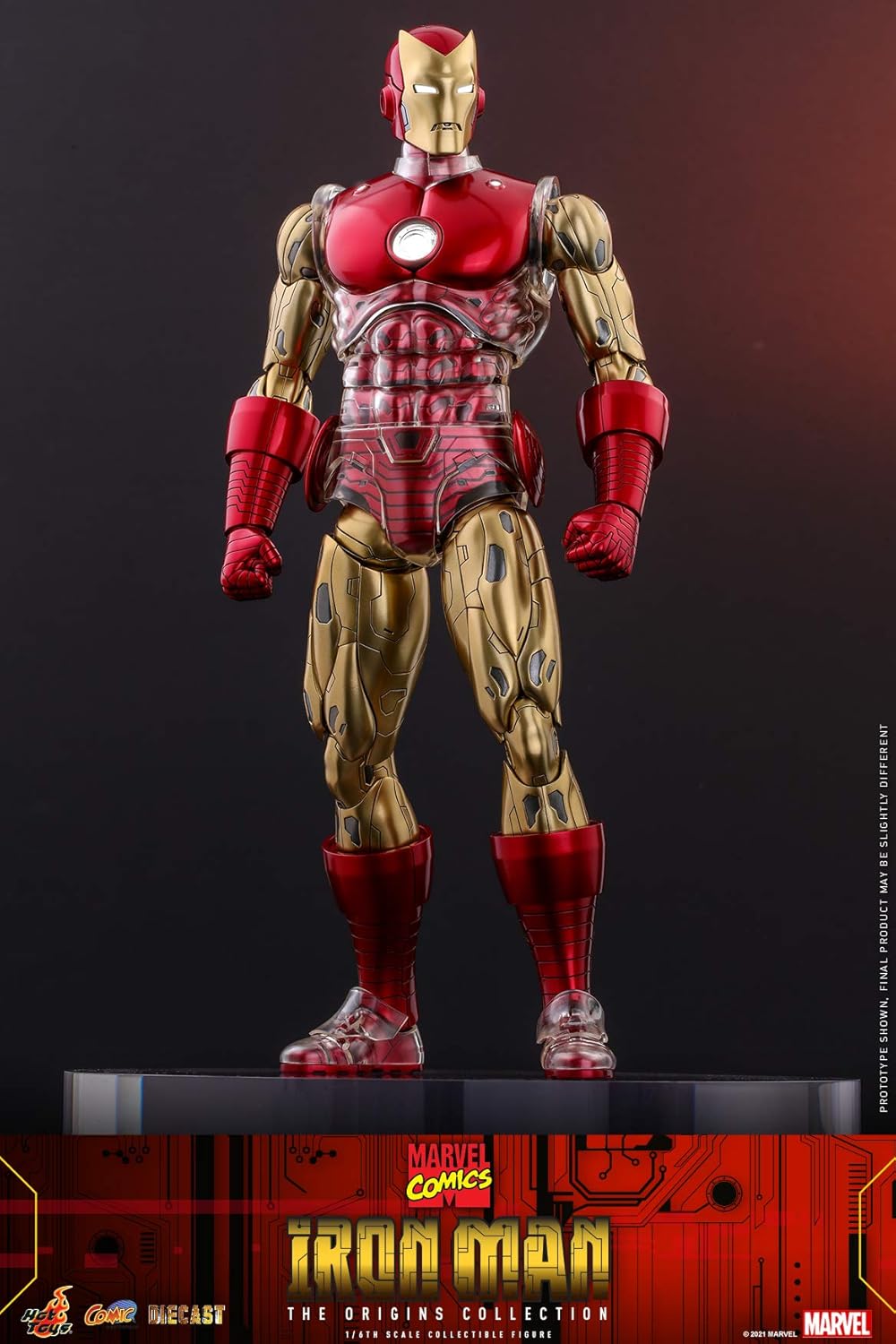 Hot Toys CMS07D37 Marvel  Iron Man Origins Escala 1:6