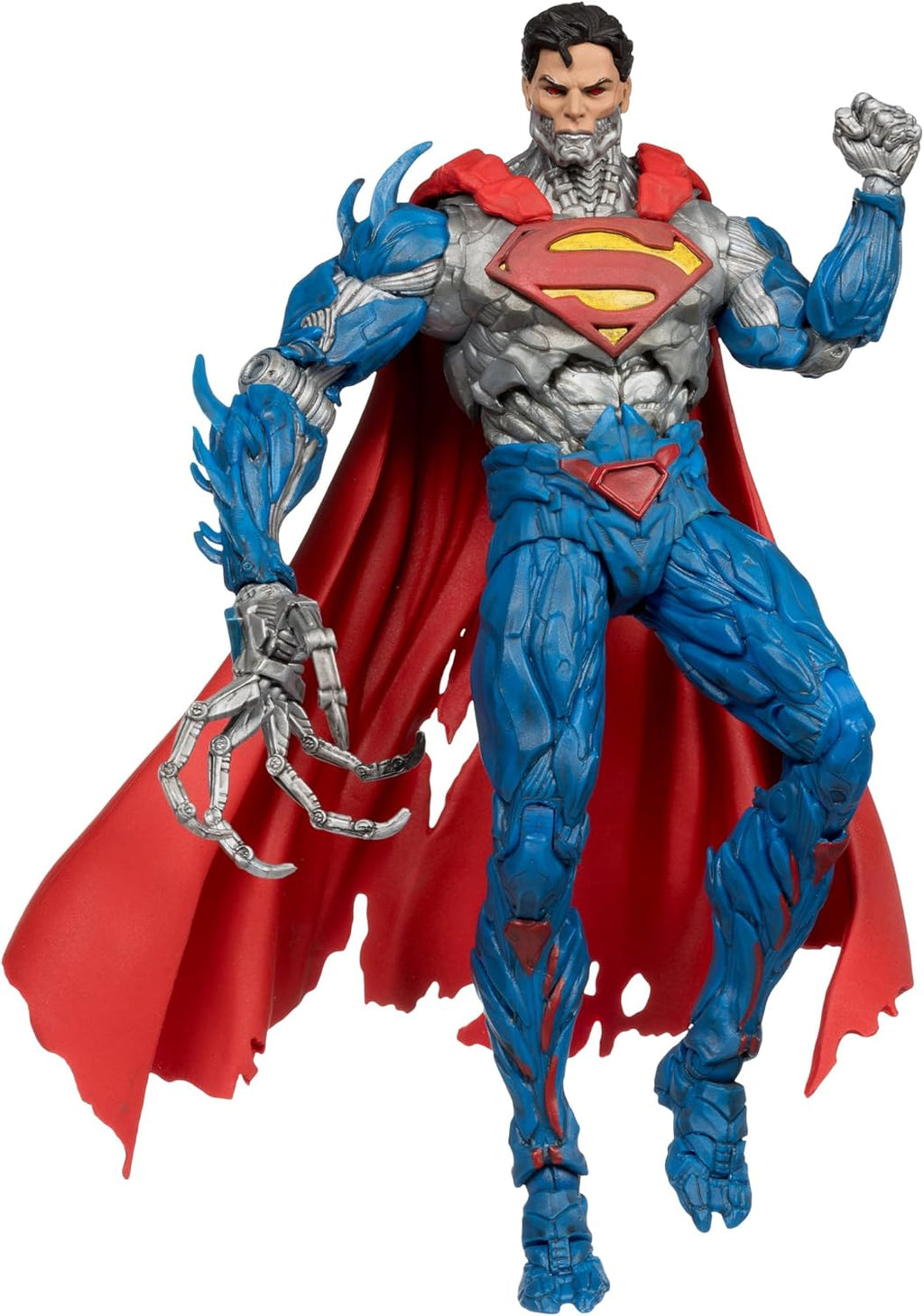 Figura Cyborg Superman New 52 de McFarlane, vista lateral