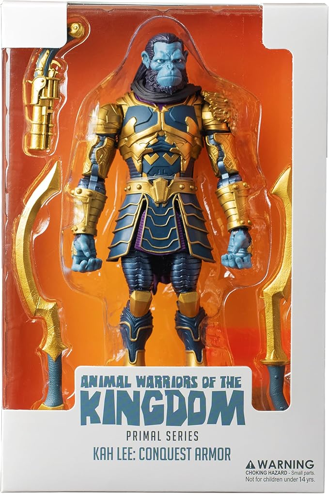 Spero Toys Animal Warriors of the Kingdom Kah Lee con Armadura de Conquista