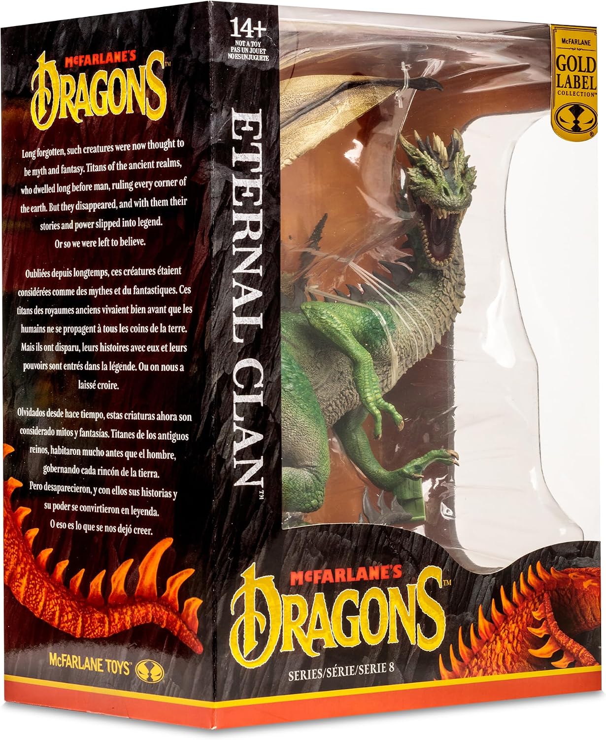 Eternal Clan de McFarlane's Dragons Serie 8 Gold Label — vista 3