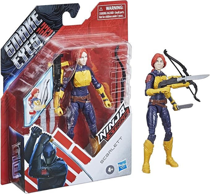 Hasbro G I Joe Snake Eyes Origins Scarlett Figura 1:12
