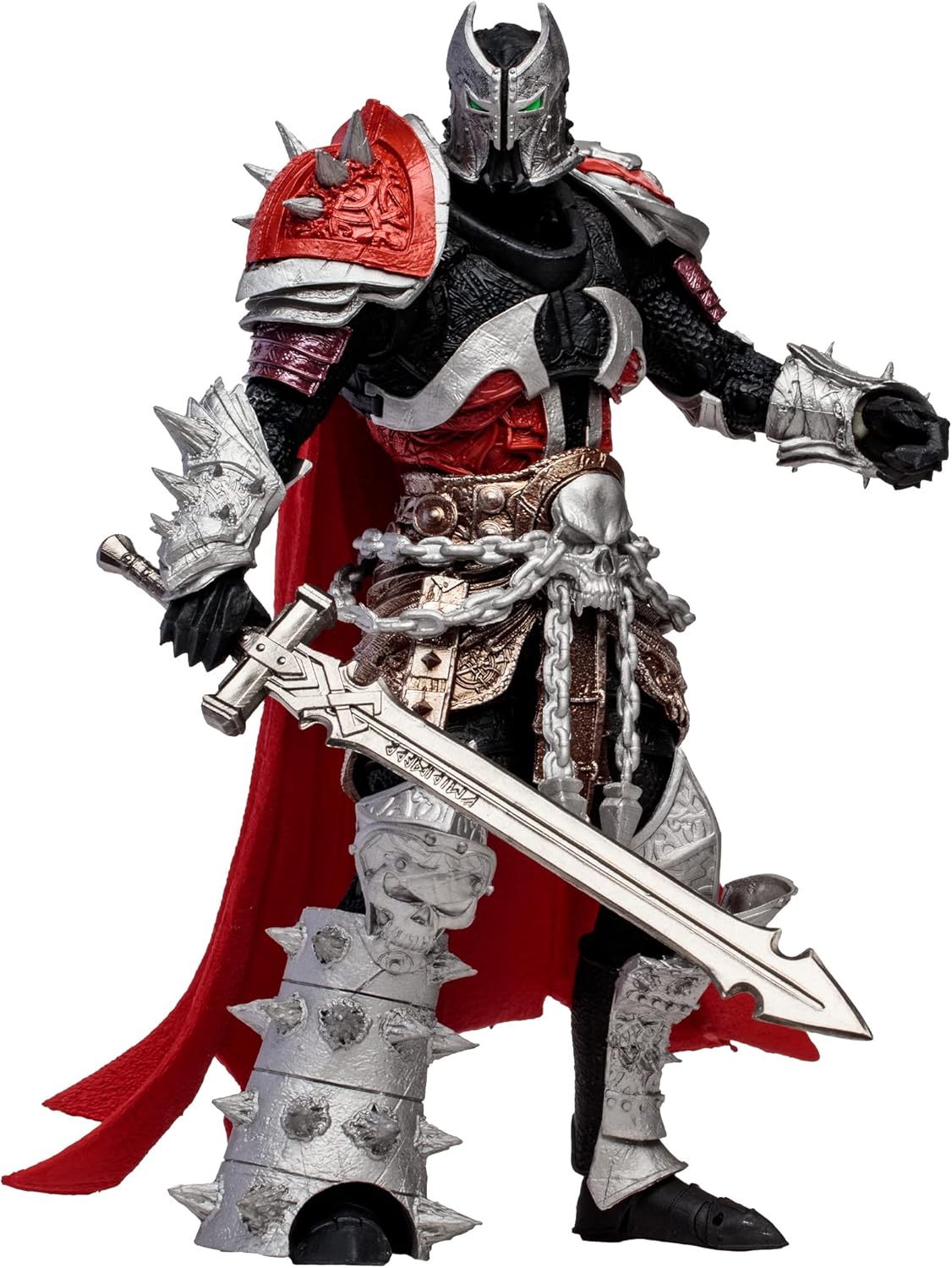 Medieval Spawn McFarlane Toys 7 pulgadas con capa de tela — vista principal
