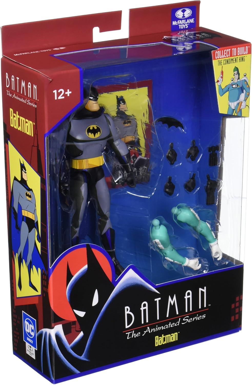 McFarlane Toys Batman The Animated Series Batman Build a figure de Condiment King
