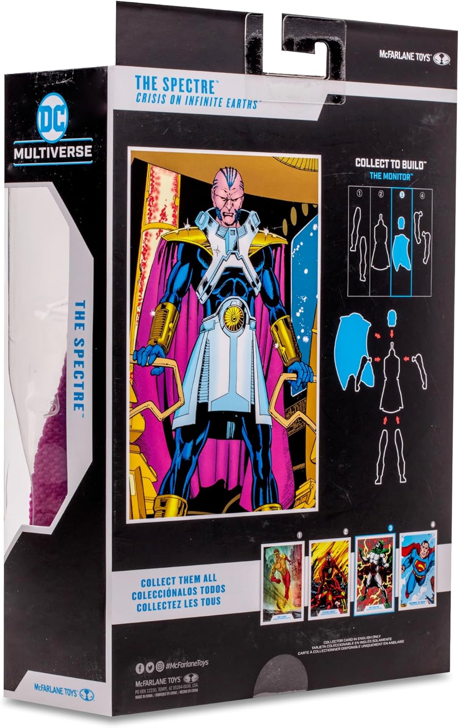 McFarlane Toys Crisis On Infinite Earths The Spectre con piezas Build A Figure (Monitor)