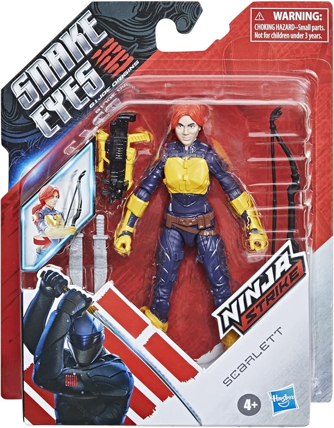 Hasbro G I Joe Snake Eyes Origins Scarlett Figura 1:12