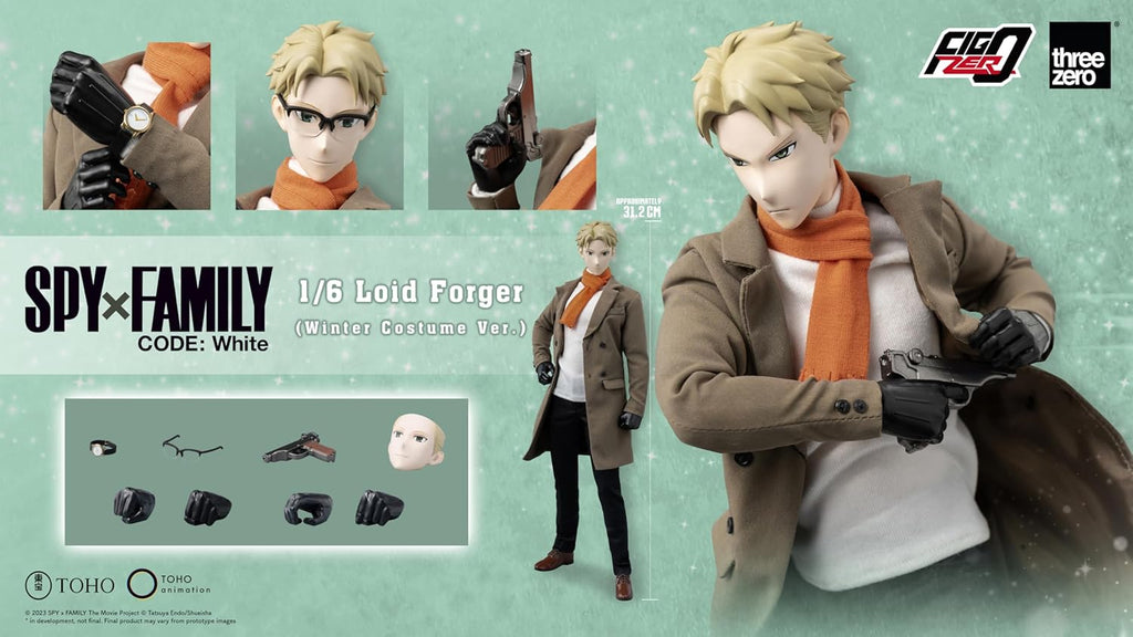 Loid Forger Winter Costume – Figura 1/6 SPY×FAMILY CODE: White, FigZero (threezero)