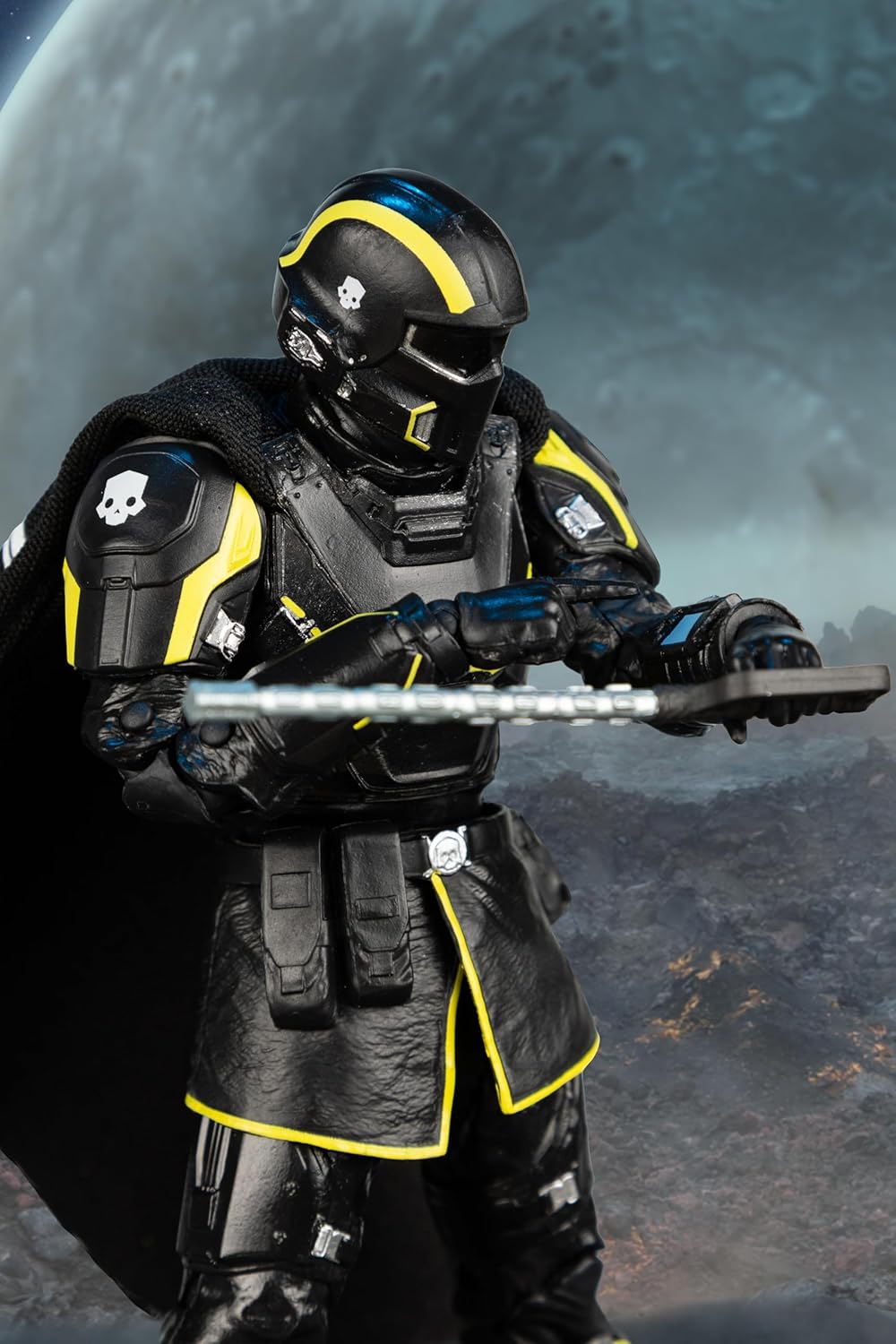 B-01 Tactical de Helldivers II, vista ambientada de cuerpo entero