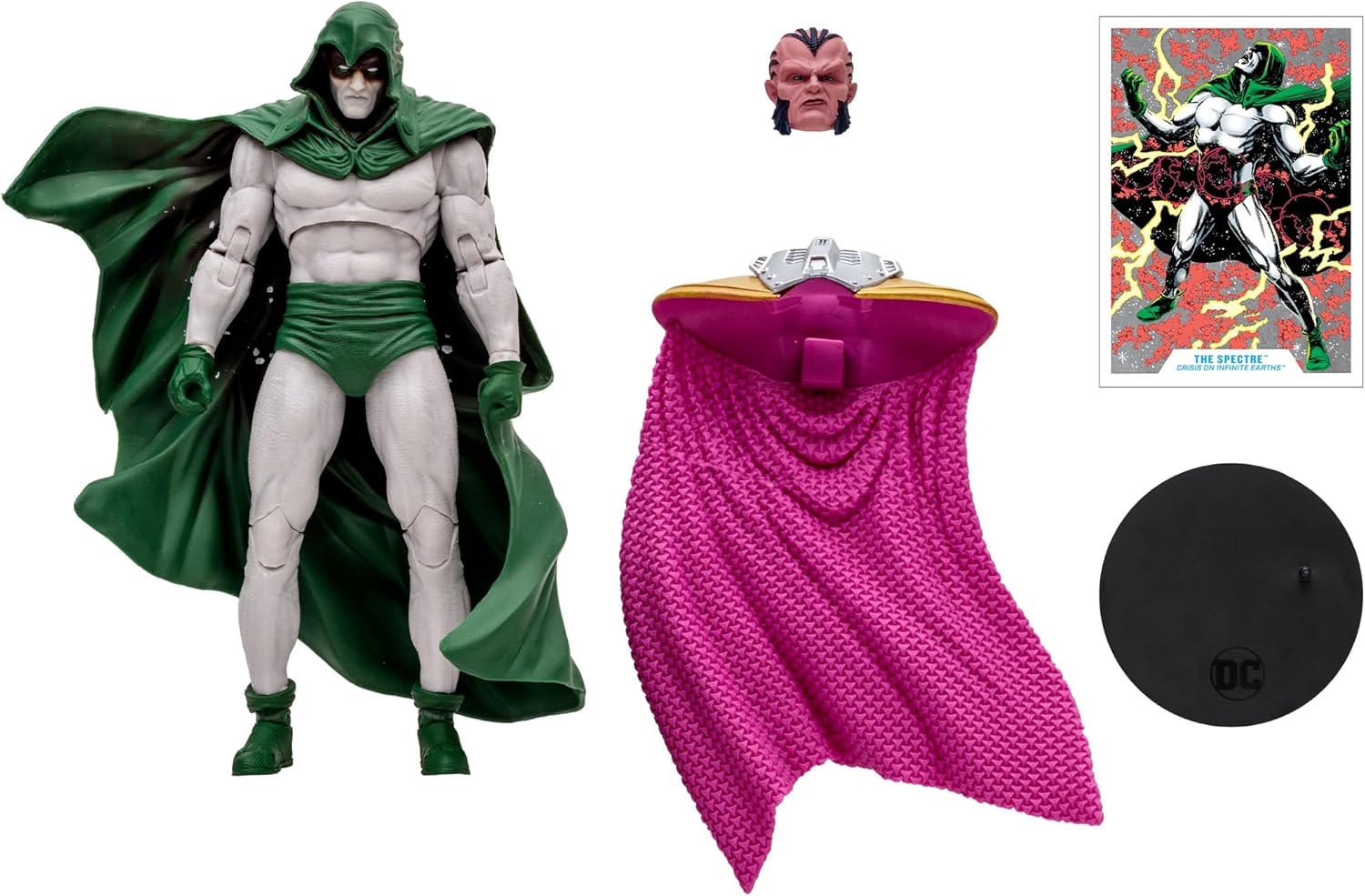 McFarlane Toys Crisis On Infinite Earths The Spectre con piezas Build A Figure (Monitor)