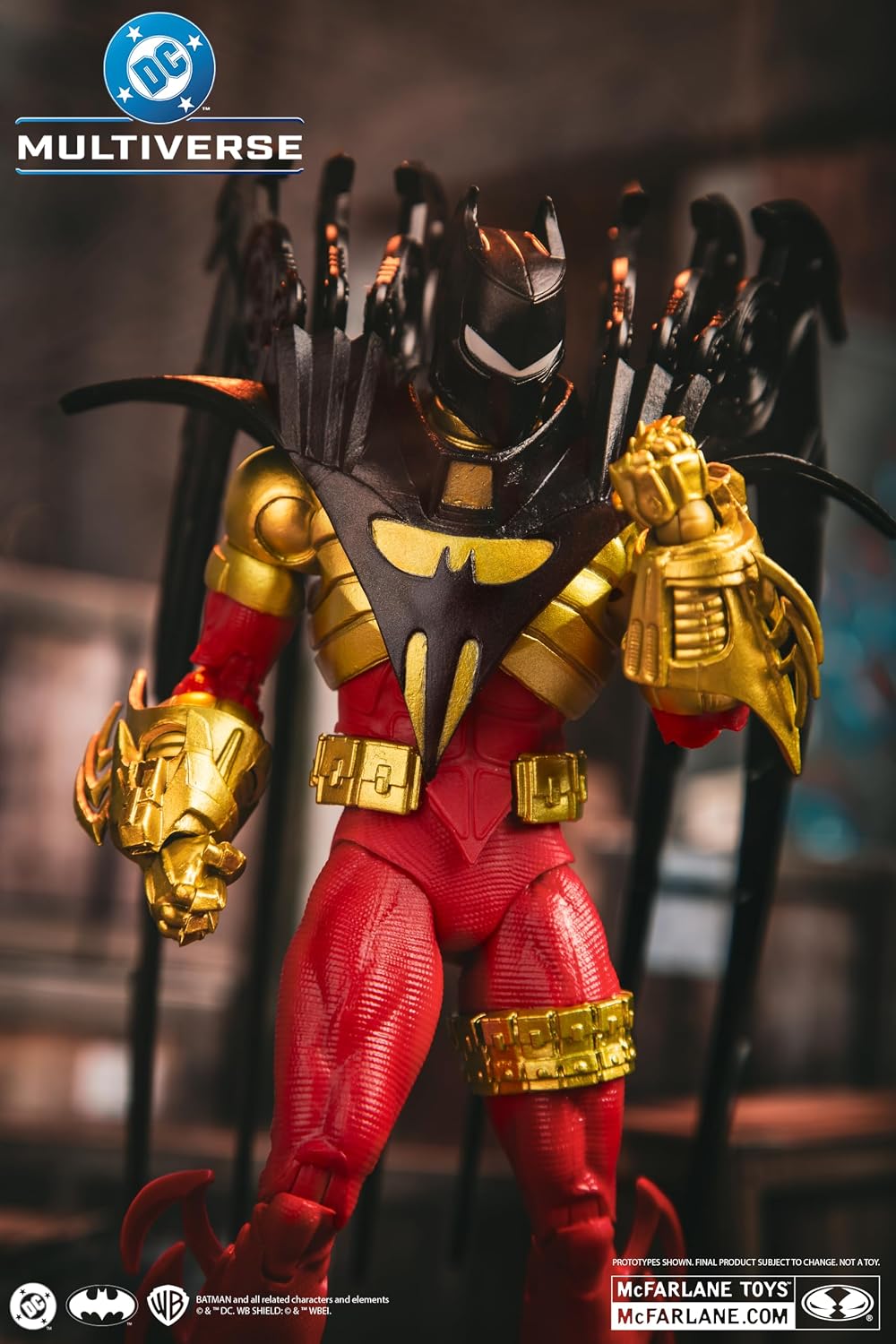 Azrael Batman Knightquest McFarlane DC Multiverse #331 escala 7 pulgadas — vista 5