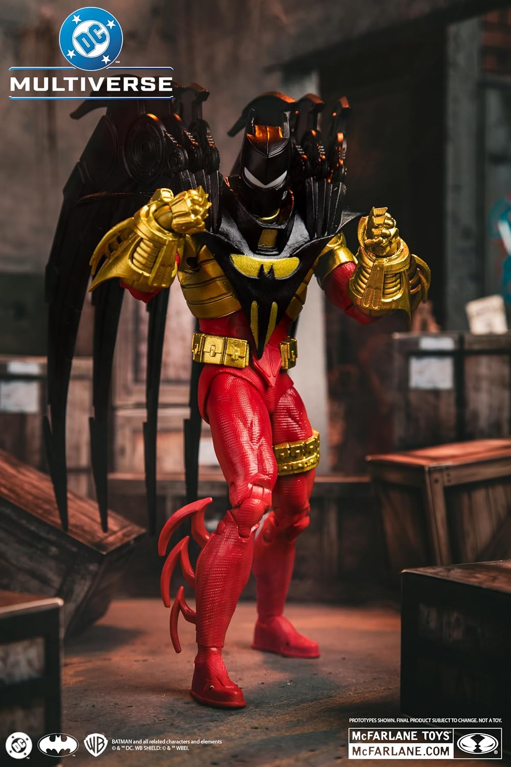 Azrael Batman Knightquest McFarlane DC Multiverse #331 escala 7 pulgadas — vista 6