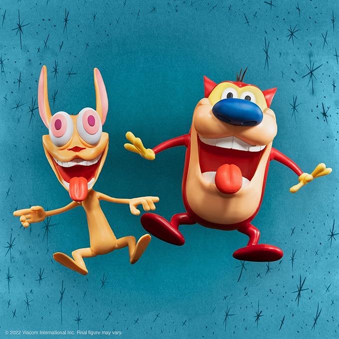 Super7 Ultimates Ren Y Stimpy Bundle Pack de 2 Figuras
