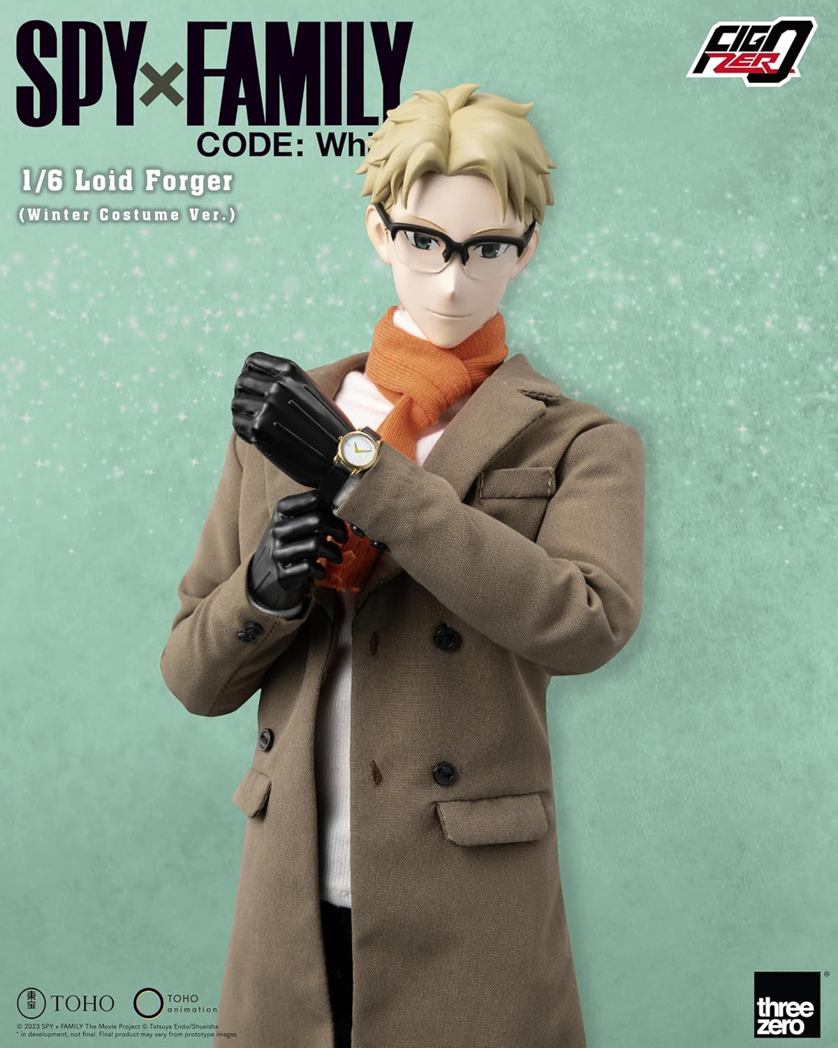 Loid Forger Winter Costume – Figura 1/6 SPY×FAMILY CODE: White, FigZero (threezero)